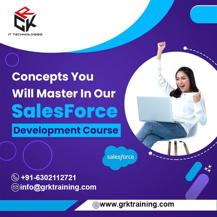 GrkTrainings's tweet photo. Give your career a boost by enrolling in our Salesforce development course specifically designed by GRK Trainings to assist you at every step of your Salesforce journey.
contact us: +91-6302112721
visit our website: https://t.co/LB5ksIQtga https://t.co/u5IGvbRMXO