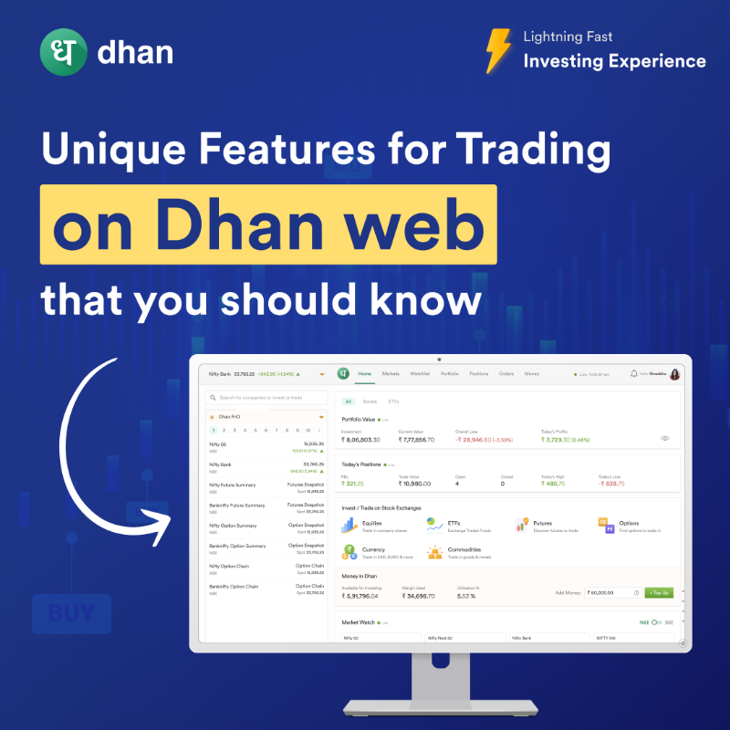 DhanHQ's tweet photo. Essentials for an Options trader 👇

⚡️ Live Market Scanners
⚡️ Instant Order Placement
⚡️ Useful tools like Rollover, Reverse, &amp; Swap

Dhan has it all, and more! Install now ✅