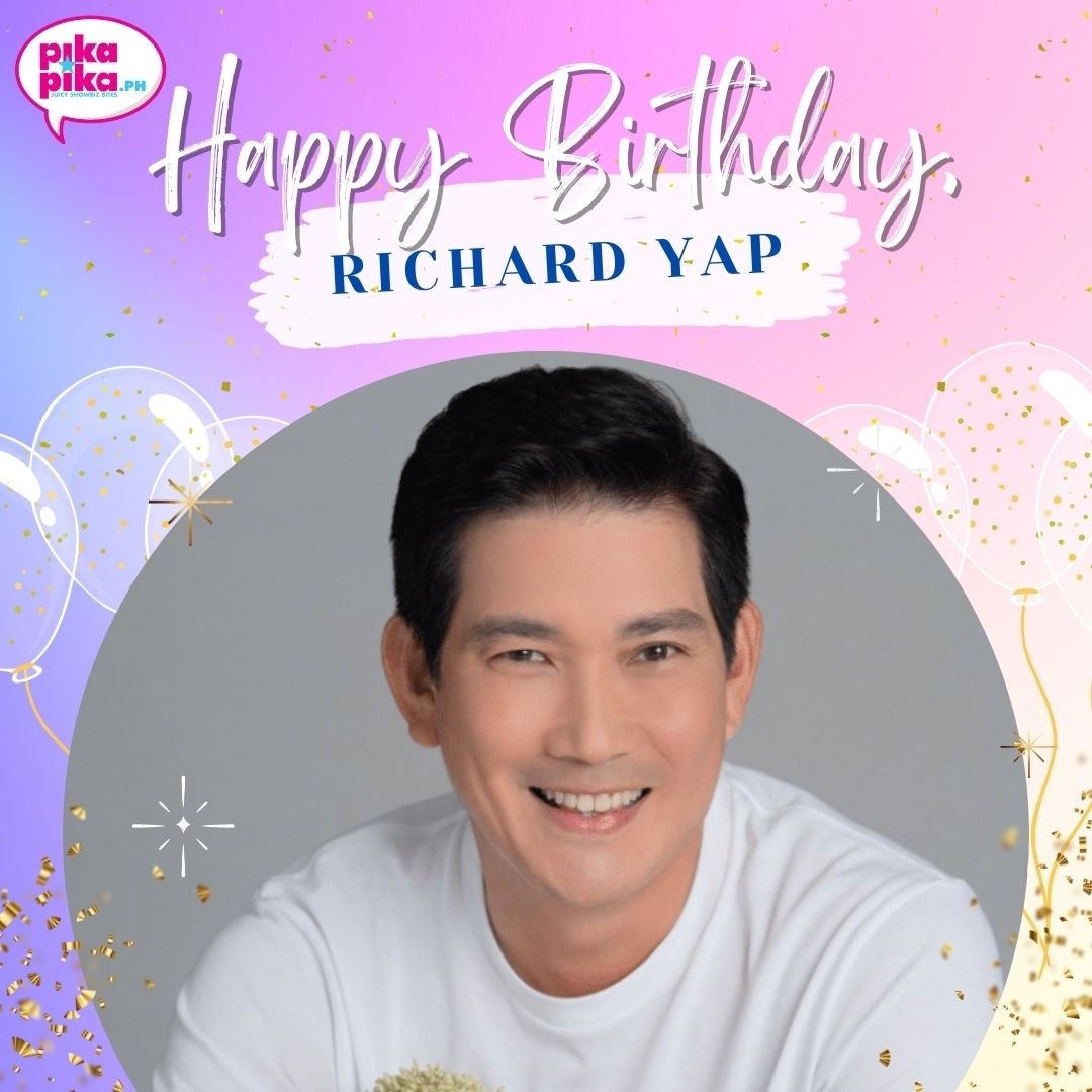 Happy birthday, Richard Yap! May you have more birthdays to come.    