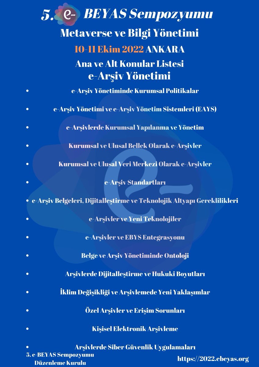e-BEYAS Sempozyumu (@e_beyas) on Twitter photo 