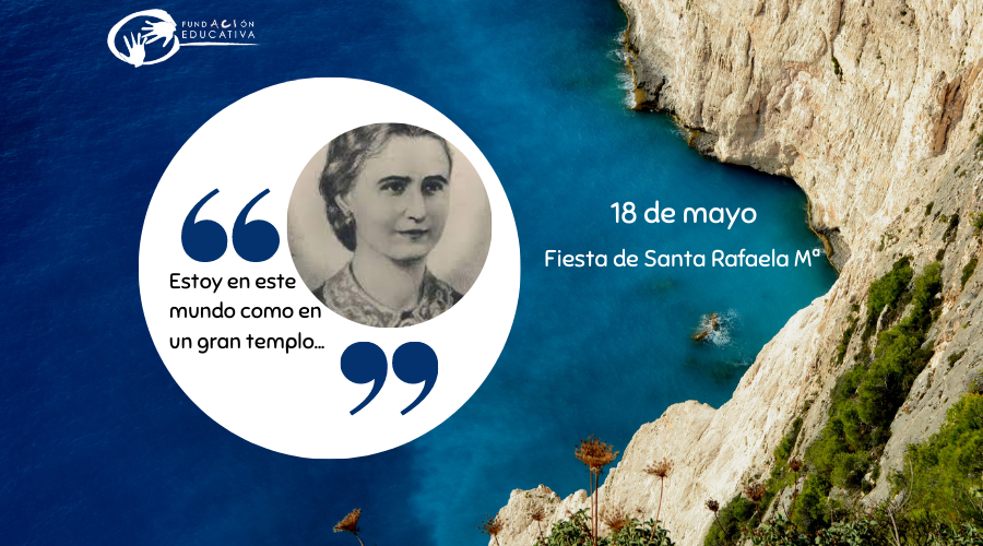 El “estar” de Santa Rafaela era un estar de calidad,  un estar contemplativo que le hacía comprender el mundo como un lugar de encuentro con Dios, de celebración de la vida, de reconocimiento mutuo... ¡Enséñanos a estar en el mundo como tú!
.
#SomosDeEsclavas #Asómbrate
