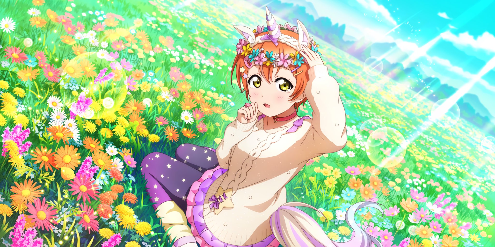 特大♥BlueFlowerHeart♥スタンドオルゴナイト♡‴ 手早い 