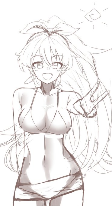 ラフだと描けてる錯覚に陥る 