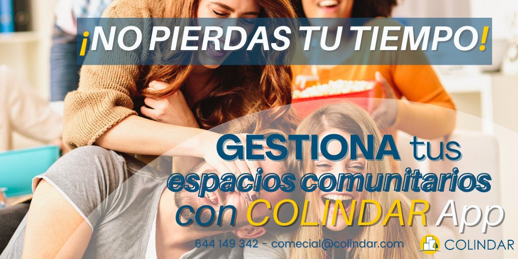 ¡Organiza los espacios y actividades de tu comunidad con tu móvil! 📱 Desde nuestra App podrás gestionar tus instalaciones mediante un eficaz sistema de reservas.

bit.ly/3rOPtfI

#domotica #comunidaddevecinos #colindar