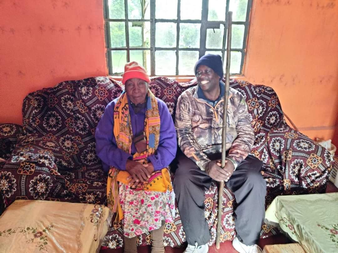 I took a very emotional walk from my house to the home of my only surviving Aunt, at 93 years old, Gladys Gathoni. 
The only surviving sister of my late mother has been fasting while praying for me. 
I went to inform her that God has answered her prayers and granted me favour.