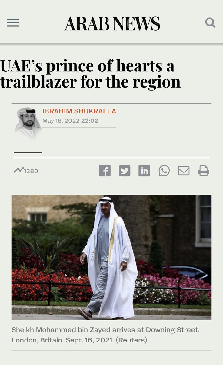 Shukralla's tweet photo. “In his country, he is like a prince of hearts; now, the world stage is ready to welcome him.”

https://t.co/1ulPblHfj6 — @arabnews https://t.co/102uP8jQw0