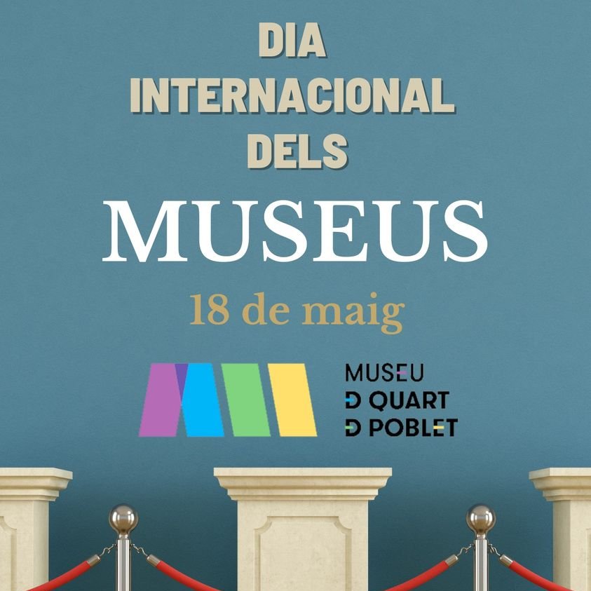 museuqdp's tweet photo. Hui 18 de maig és el #DíaInternacionalDeLosMuseos i, per això, hem decidit autofelicitar-nos. El nostre millor regal seria que visitares el #MuseuVirtualQdP en https://t.co/tWPB5beJoH
#DIM2022 @CulturaQdP #Quartespatrimoni #quartdepoblet https://t.co/VaH5eJyXPR