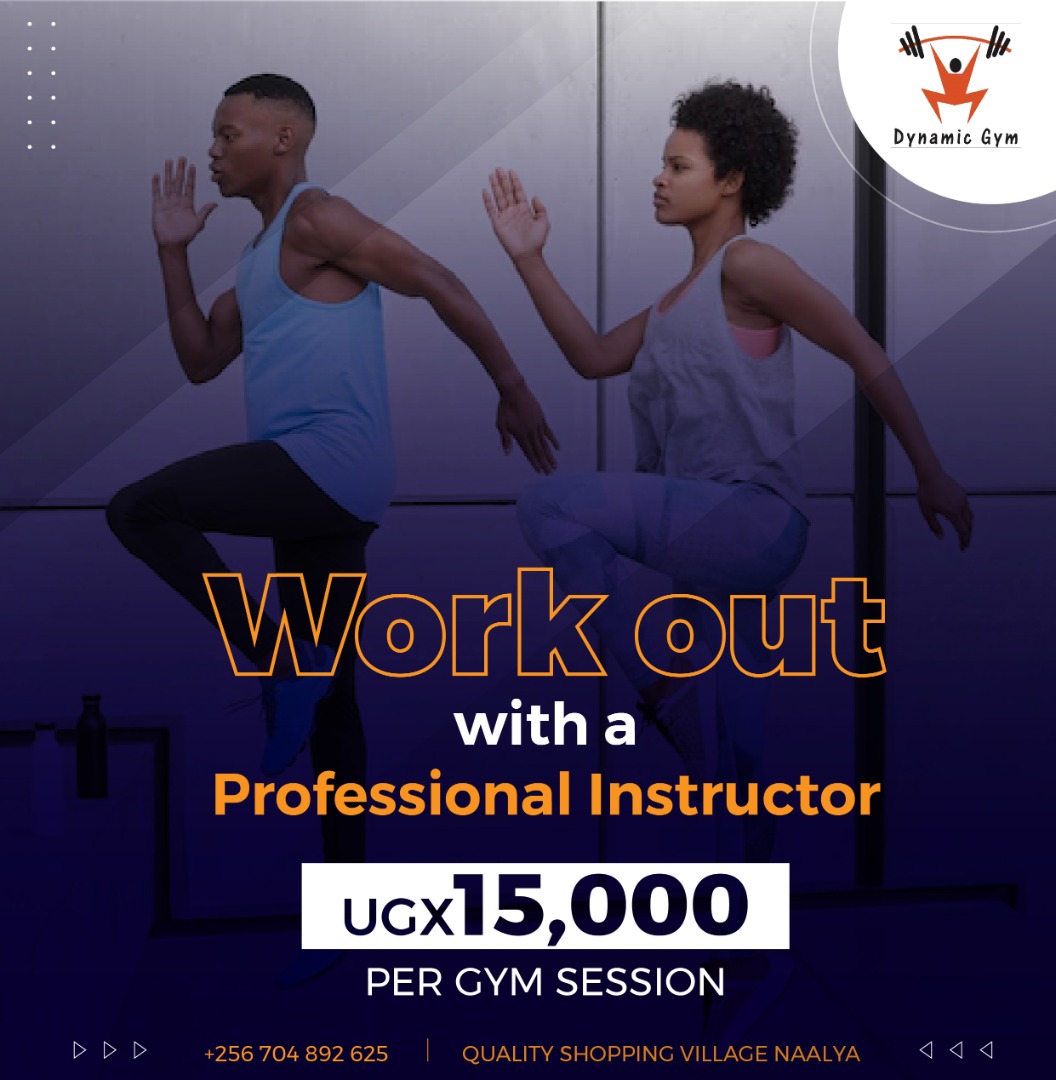 DynamicGym1's tweet photo. Our gym Instructors are Professionals, they provide you with the guidance and support you need to reach your health and fitness goals. We're located at Quality Shopping Village, Naalya | +256704892625 for any inquiries. 

#Dynamicgymandspa #gym #workout #instructor #weareopen https://t.co/jVnau8lD4B