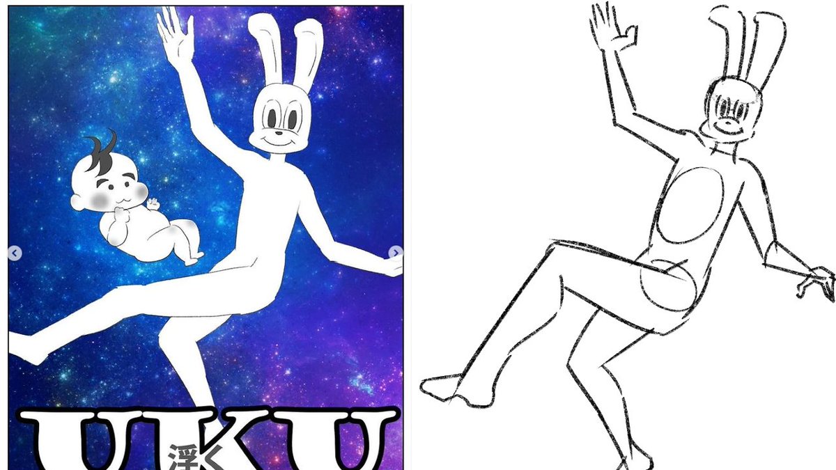 初期時代は8頭身で描いてたので、「人体うまくなったかも!今の画力でやってみよ!」って描いて友達に見せたのに
「怖い」「より足が速そう」って全然違う感想を貰うビフォーアフター 