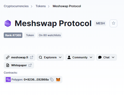 Meshswap tweet media