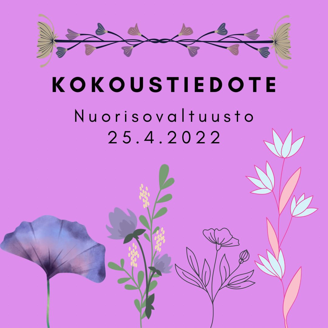 ikanuva's tweet photo. Kokoustiedote 4/22 kokouksesta!☀️☀️ https://t.co/2ztP2XwZfN