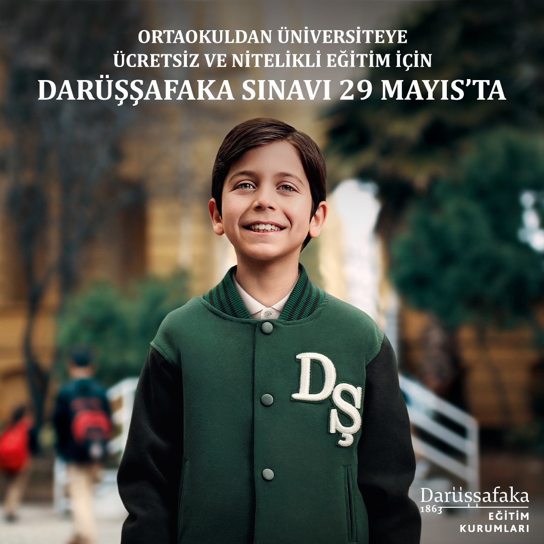 Darussafaka's tweet photo. 4. sınıf öğrencileri için Darüşşafaka sınavı 29 Mayıs’ta Türkiye’nin 31 ilinde gerçekleşecek! 💚🖤

Annesi veya babası hayatta olmayan, tüm 4. sınıf öğrencilerini ortaokuldan üniversiteye kadar tam burslu ve nitelikli bir eğitim için Darüşşafaka sınavımıza davet ediyoruz. https://t.co/y8O3fs8qDa