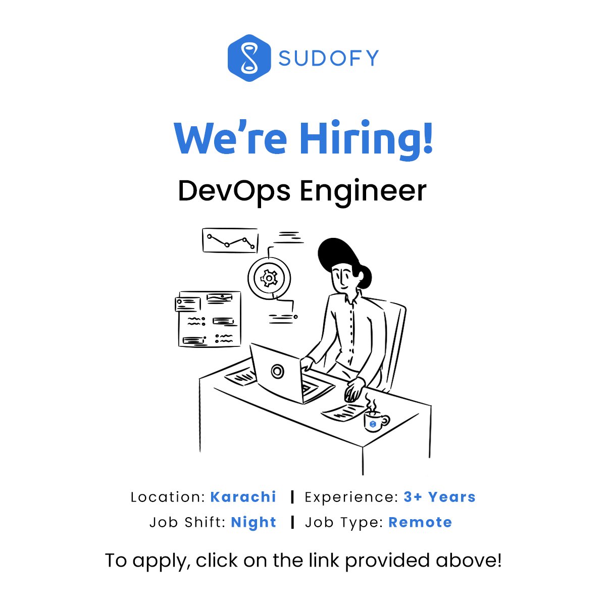 sudofy's tweet photo. Sudofy is looking for a DevOps Engineer to join our team with strong knowledge of Cloud Architecture, Servers Management, CI/CD Deployments, Serverless Architecture, etc.
Timings: Night (Full Time - Remote)

Apply right away by clicking the link: https://t.co/t5PxKglFcI https://t.co/CW8DfPh8cO
