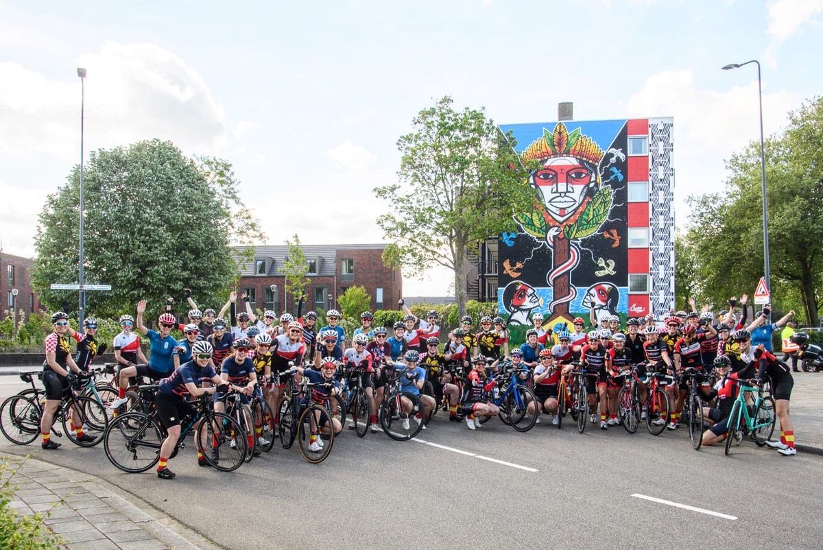openartmuseum's tweet photo. Our final day and inauguration of the mural by @Pixotte 
HE Mr. Paulo França , Ambassador of Brazil to the Netherlands. With cultural attaché Mr. Jose Luiz, and translator to the Embassy Ms. Jolien Ridderbusch.
Mayor to Den Bosch @jackmikkers 
The wonderful @kingsofcolors team https://t.co/OuK2tASzLc