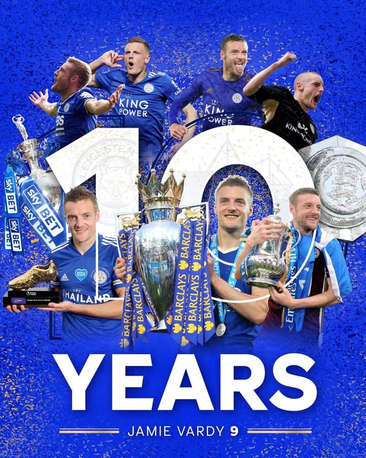 JM25_lcfc's tweet photo. 10 years of a legend @LCFC @vardy7 https://t.co/kj6911cGYi
