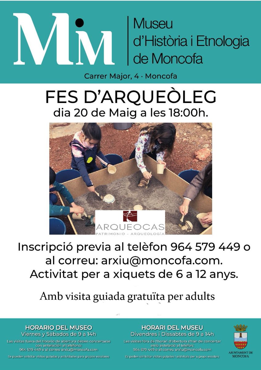 ArxiuMoncofa's tweet photo. Avui el Museu del poble celebra el seu primer #diainternacionalmuseus amb programació per aquest divendres
#IMD2022 #MuseumDay #diainternacionalmuseso #DIM2022 #internacionalmuseumsday https://t.co/AJ9JA7rjzI