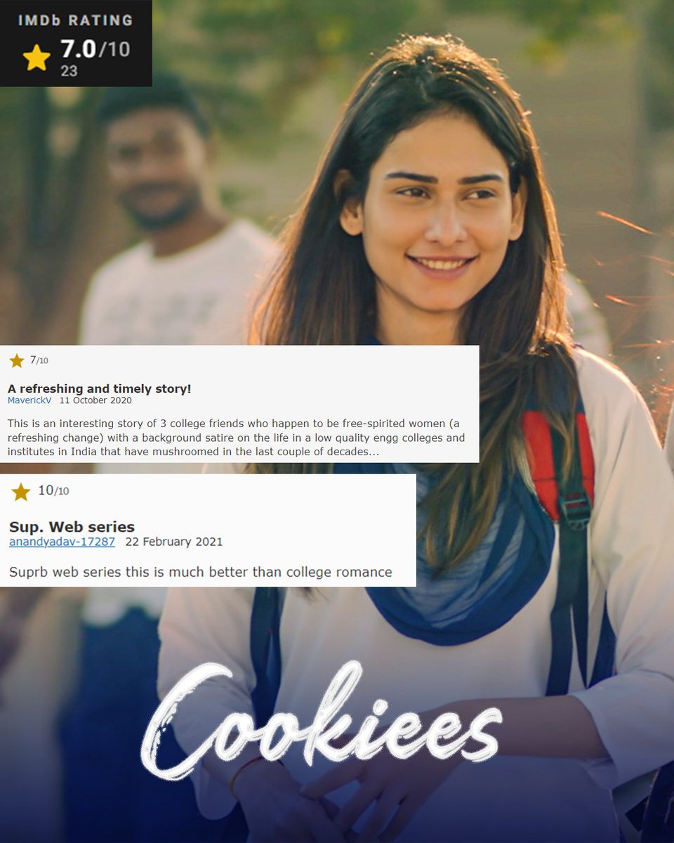 gemplexindia's tweet photo. Today's recommendation : #Cookiees 🎥 #imdb #mustwatch #movie https://t.co/slgn3njJjc