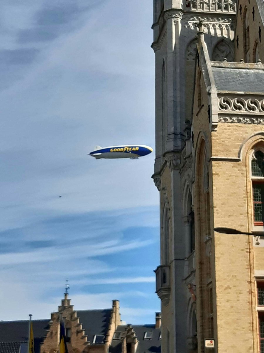 A zeppelin spotted in Poperinge