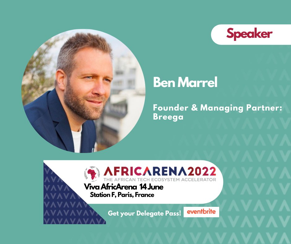 AfricArena (@africarena) on Twitter photo We are thrilled to have <a href="/BenMarrel/">Ben Marrel</a>, as a speaker at the Viva <a href="/AFRICARENA/">AfricArena</a> Event on 14 June at <a href="/joinstationf/">STATION F</a>, in Paris, France.
Secure Your Spot.
Super Early Bird Tickets - bit.ly/3ONZSBp
Startups can apply HERE- bit.ly/3ynUJdu
#AfricArena2022 #VivaAfricArena We are thrilled to have <a href="/BenMarrel/">Ben Marrel</a>, as a speaker at the Viva <a href="/AFRICARENA/">AfricArena</a> Event on 14 June at <a href="/joinstationf/">STATION F</a>, in Paris, France.
Secure Your Spot.
Super Early Bird Tickets - bit.ly/3ONZSBp
Startups can apply HERE- bit.ly/3ynUJdu
#AfricArena2022 #VivaAfricArena