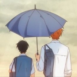 hourlysasamiya's tweet photo. reminder that whenever sasaki holds the umbrella its always leaning more towards miyano's side https://t.co/exlnktVe0t