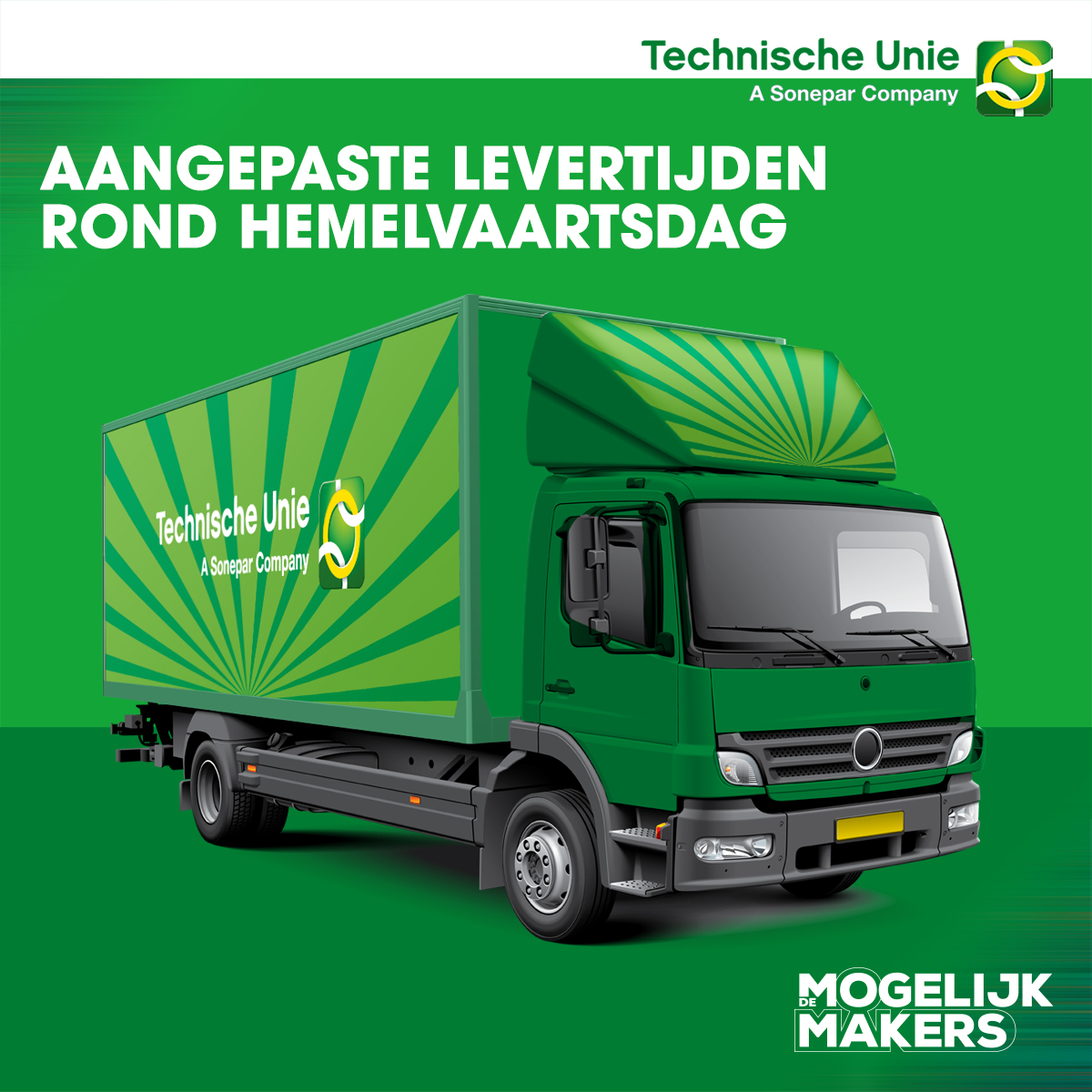 Om u ook rond Hemelvaart optimaal van dienst te zijn, informeren wij u graag over onze aangepaste dienstverlening.
Lees het hier: bit.ly/3E2N7xV