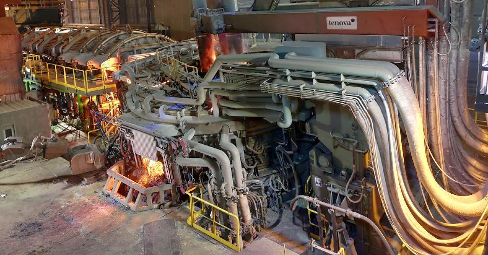 ManufacturingEU's tweet photo. ABB and Tenova receive final acceptance for innovative charging,melting and electromagnetic stirring solution on a large electric arc furnace
LINK: https://t.co/OTMLC262cN
#metalworking #metalindustry #energy #co2 #energyconsumption #metallurgy #steelindustry #steel #co2emissions https://t.co/1rfGjTjxnh