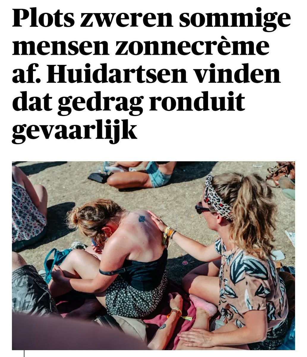 deblindebart's tweet photo. misschien moeten we zonnecrème cancelen zodat de anti-wokers zich uit principe toch gaan insmeren https://t.co/6iWVwtf0pR