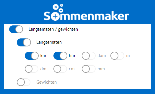 Op verzoek is Sommenmaker weer uitgebreid. Je kunt nu ook werkbladen en online opdrachten genereren met maten en gewichten! sommenmaker.nl #rekenen