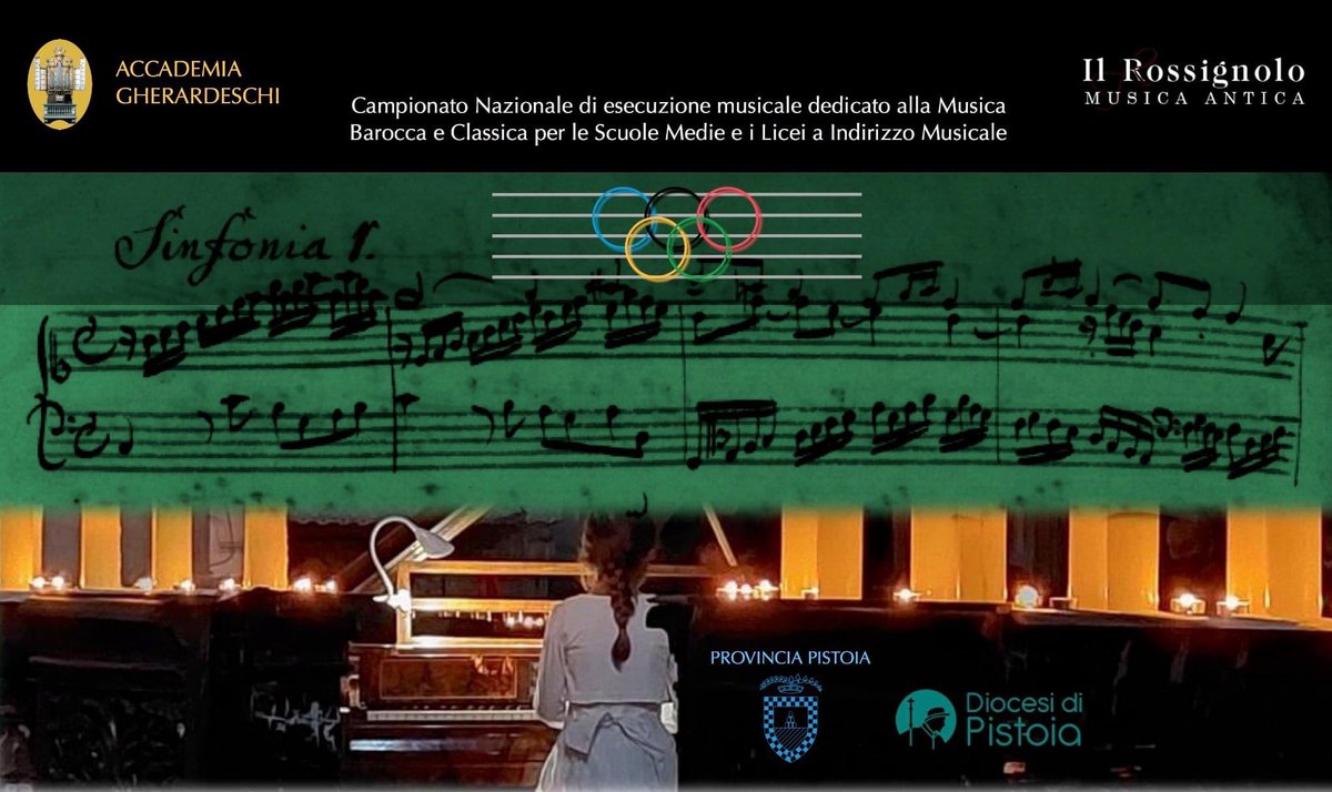 IlRossignolo's tweet photo. L'Accademia Gherardeschi e Il Rossignolo organizzano per il 2023 le Barocchiadi, Campionato Nazionale di esecuzione musicale rivolto alle Scuole Medie e Licei a Indirizzo Musicale

Vi aspettiamo numerosissimi! Informazioni, regolamento e allegati a: https://t.co/yTyTWHNv6C https://t.co/f4C2FZv5HM