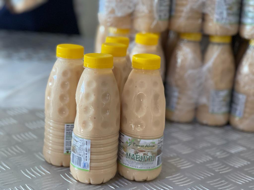 SwedeninZM's tweet photo. Our 🇸🇪 visitors led by DG @AndersAhnlid NBT @Kommerskoll yesterday met the 🇿🇲 company Forest Africa Zambia, supported by #Sweden @Sida through @TechnoServe 

The company produces Mabuyu juice from the Baobab fruit.

#TradeWeek 🇸🇪🇿🇲🇪🇺
#SweZam🇸🇪🇿🇲 https://t.co/gnXrq5v0X6