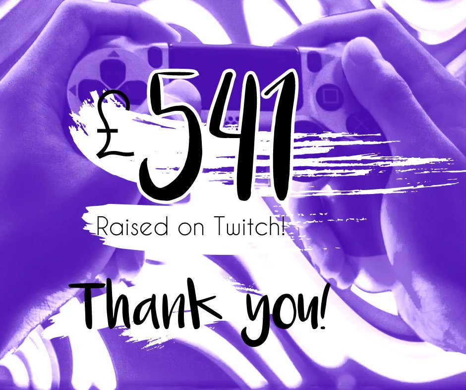 Massive thank you to <a href="/lomadia/">Hannah Rutherford (she/her) 🌱</a> for raising £541 whilst streaming on Twitch!
Your donations mean that we can continue to provide our much needed mental wellbeing services to trans and non-binary adults, as well as their families and close friends.