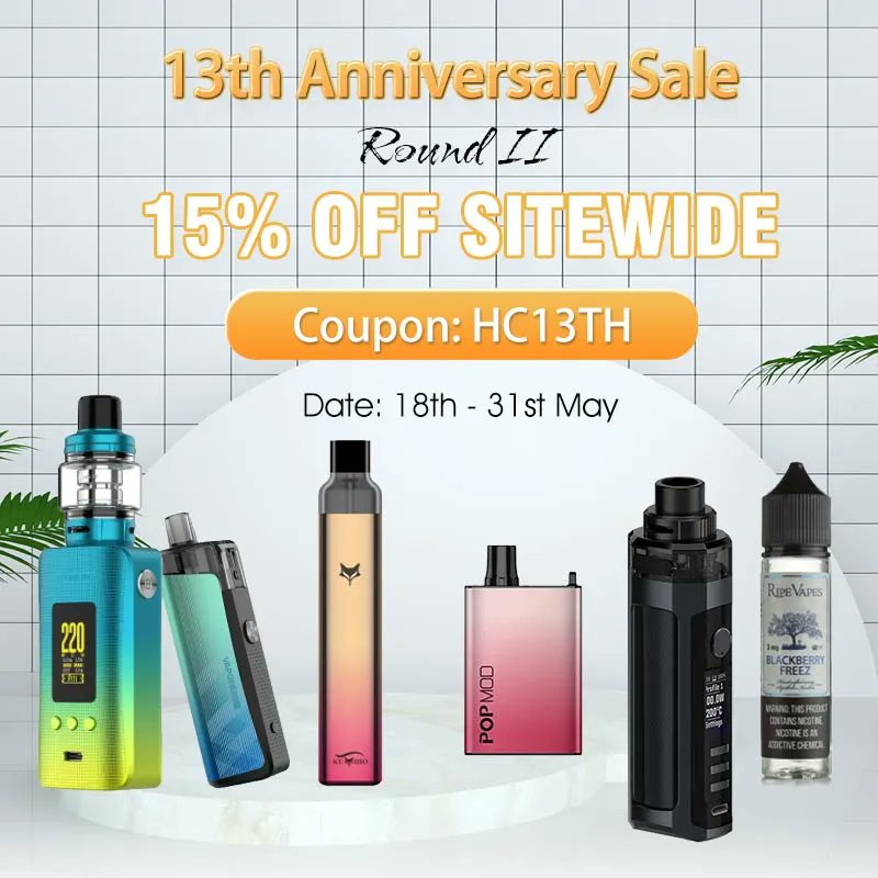 🌈🌈
🔝HealthCabin - 13th Anniversary Sale for Retail Round 2🔥💥

1️⃣Sign in to Get 30% OFF
2️⃣15% OFF Sitewide with Coupon Code: HC13TH
..
📅18th - 31st May, 2022
>
More Details:👇
healthcabin.net/blog/13th-anni…
>
Shop:👇   
healthcabin.net
>
#healthcabin #anniversarysale