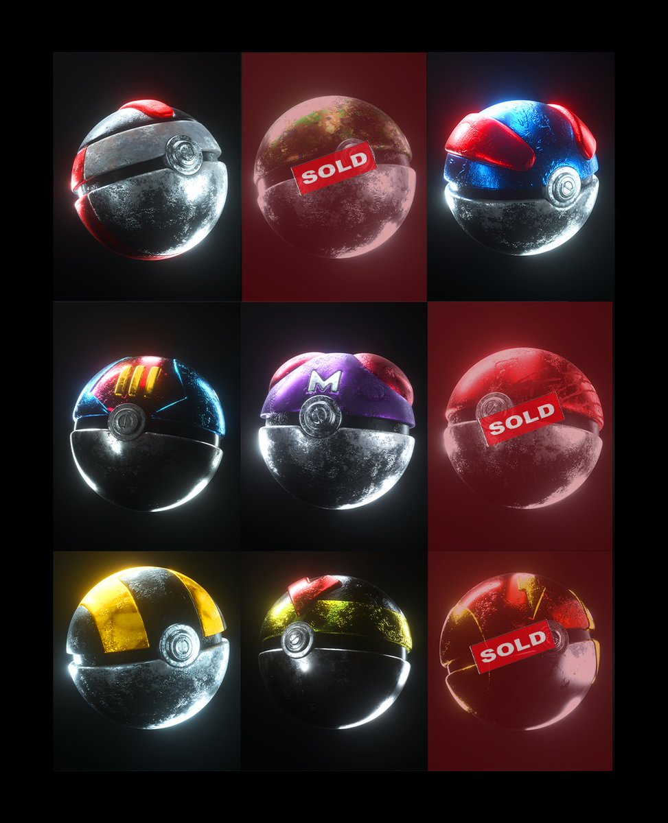 Mariusvisualart's tweet image. Gotta Catch &apos;Em All! 

There are still pokeballs!

opensea.io/collection/pok…

#NFT #NFTart #NFTartist #NFTCollector #NFTProject #NFTcollection #Cryptoart #Opensea #Pokeballs