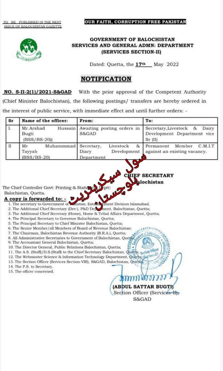 سول سیکریٹریٹ بلوچستان tweet media
