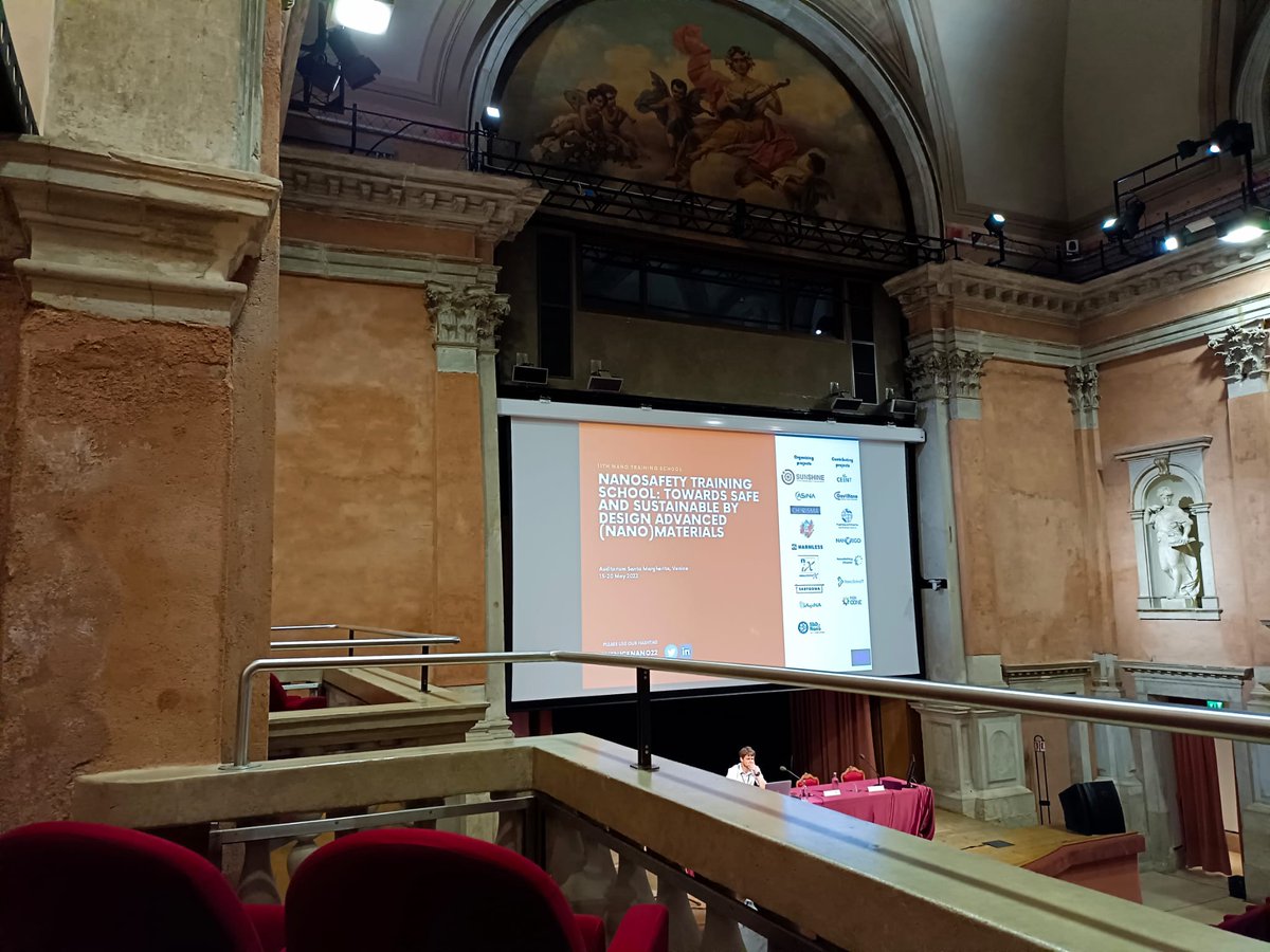Miquel García Lleó (@lleo_garcia) on Twitter photo Nanomaterials with exciting new functionalities are amazing, but are they safe? How their use can affect our health and the environment? This week I am attending to the 11th Nanosafety Training School  in Venice to learn more about this relevant topic #VENICENANO22 Nanomaterials with exciting new functionalities are amazing, but are they safe? How their use can affect our health and the environment? This week I am attending to the 11th Nanosafety Training School  in Venice to learn more about this relevant topic #VENICENANO22