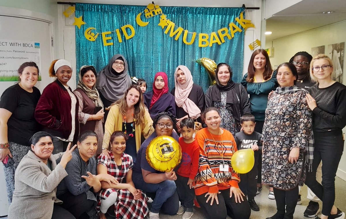 We loved celebrating #Eid with our wonderful Family Hub attendees last week!

Family Hub is open every Thursday to all who feel they are struggling with low incomes. From help with money management and immigration, to crafts and cooking together, there’s something for everyone!