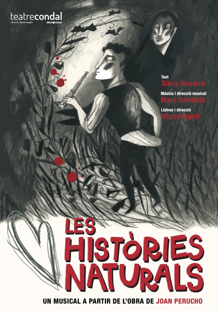 lletres's tweet photo. No us perdeu el musical basat en 'Les històries naturals' de Joan Perucho al @Teatre_Condal!

Amb la companyia Lazzigags, amb text de Sílvia Navarro, música i direcció musical de Marc Sambola i lletres i direcció de Miquel Agell.

https://t.co/V8gFhev9q8 https://t.co/gYTRprsOnz