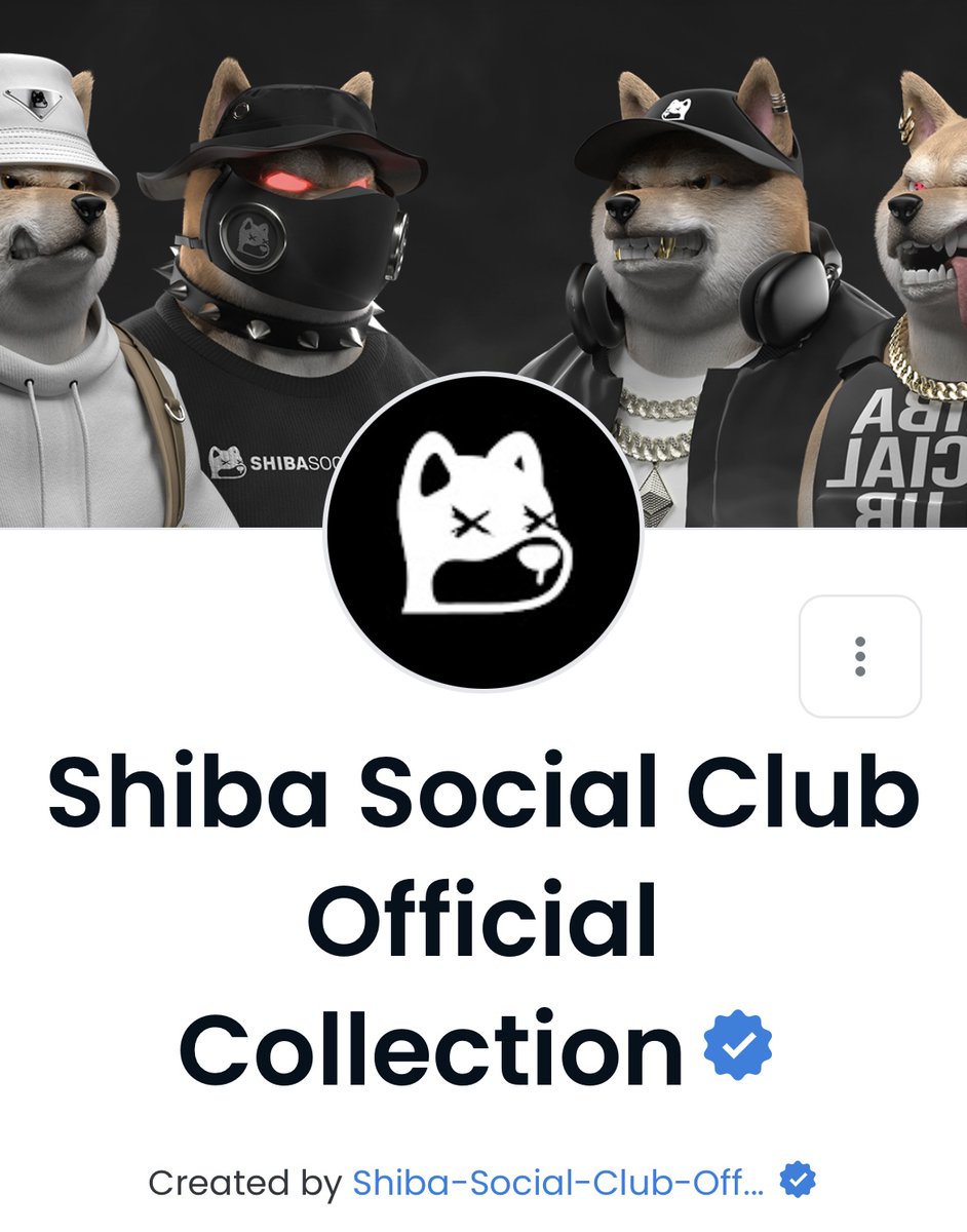 Shibaclubnft's tweet photo. Both collections are finally verified on OpenSea 🥳 https://t.co/z4p8a09Qct