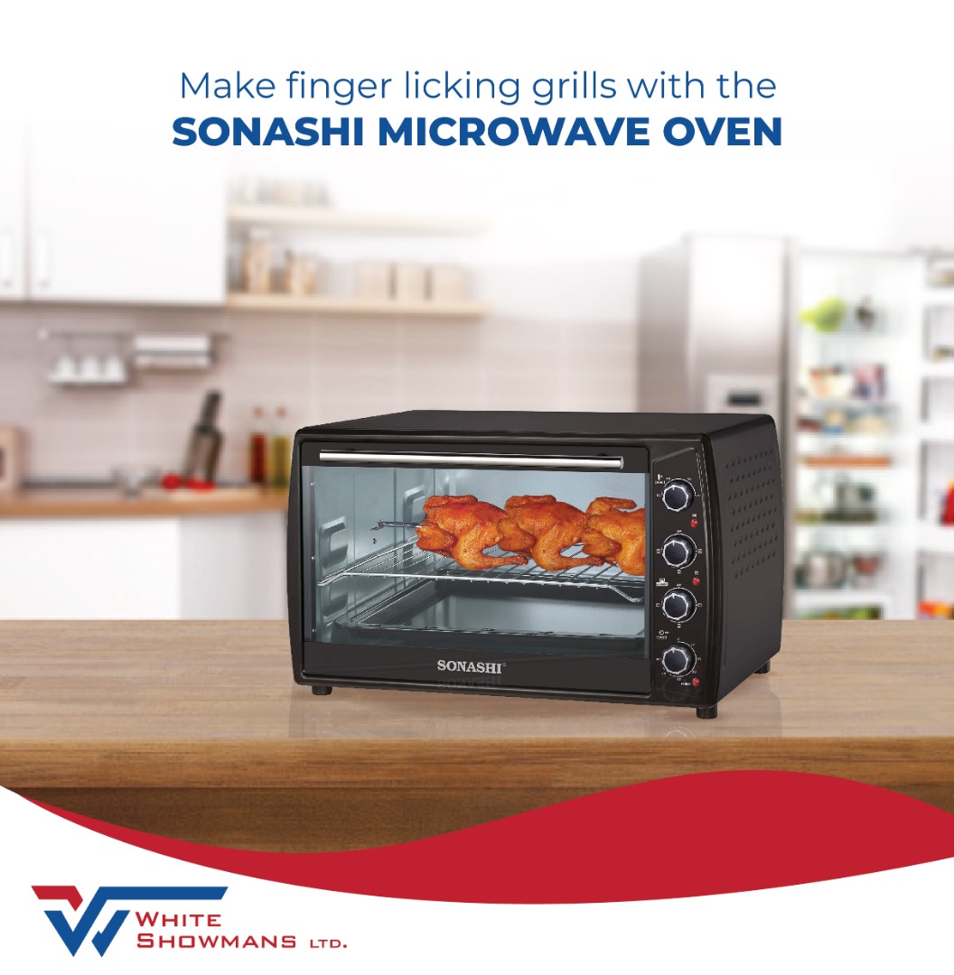 Whiteshowmans's tweet photo. It is super easy to make grills in a microwave! We have top-rated and appropriate Sonashi microwaves to make those finger-licking grills! 
Find them in supermarkets and electronic shops. For bulk purchases, contact us on 0393202973.

#Whiteshowman #Sonashi #microwaveoven https://t.co/TAqnRB49hO