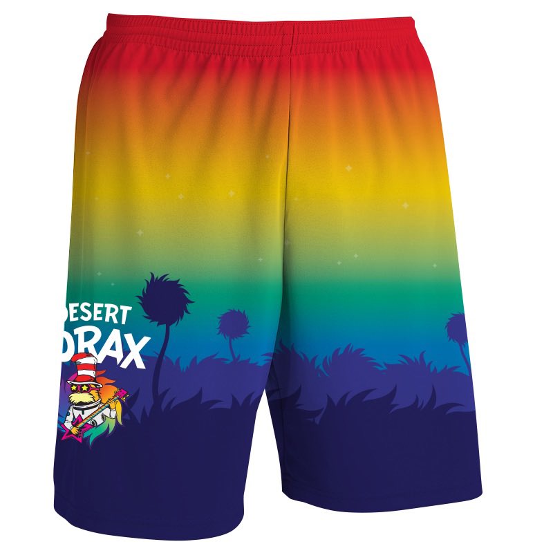 threeriversulti's tweet photo. Hey all, it’s time to get new Desert Lorax swag, designed by our very own Jasmine Woo! We have long and short sleeve jerseys, a reversible tank, shorts, and a cheeky neckie to keep the cold out. Orders and payment must be received by May 30th. 
 
https://t.co/zJSHbofPfv https://t.co/Kk5FBmAi7P