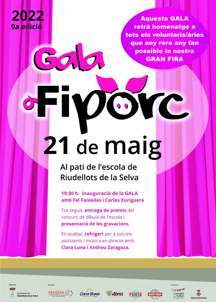 Riudellots's tweet photo. #Bondia
🎥Durant la Gala veurem les diferents gravacions de les activitats que ofereix un #Fiporc gràcies als voluntaris, col·laboradors i entitats que fan possible l'èxit de la nostra gran fira!
🗓️21 de maig
⏰19.30h
📍Pati de l'escola #Riudellots
 
👀👉https://t.co/HT7Mk0BJOr https://t.co/f5UCoy8U7Q