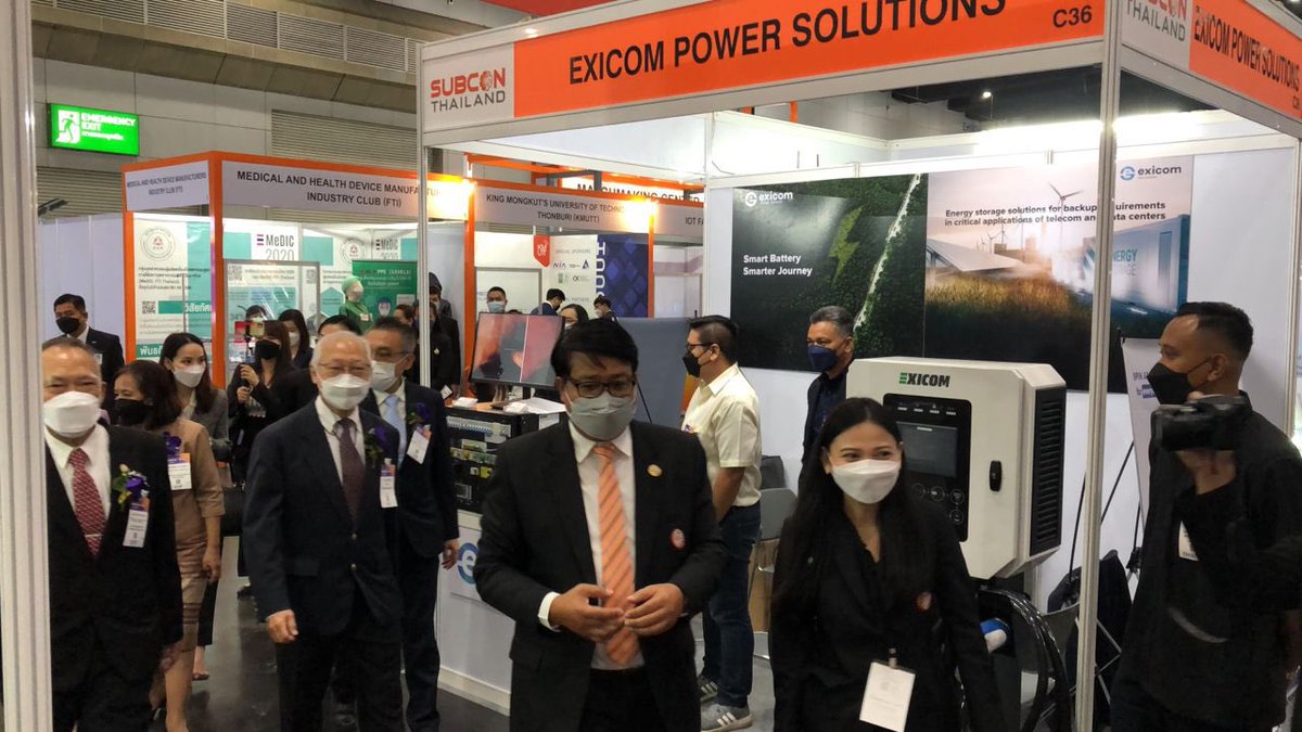 ExicomEnergy's tweet photo. We are so thrilled to be a part of the SEA event after almost 2 yrs. The wait was worth it, as Exicom is back at the #IntermachSubconExhibit with a New Look, New Identity. Visit our booth: C36 on 18th-21st May 2022 at BITEC, Bangkok, Thailand
#Exicom #SubConThailand #Emobility https://t.co/OcBEGecFKL