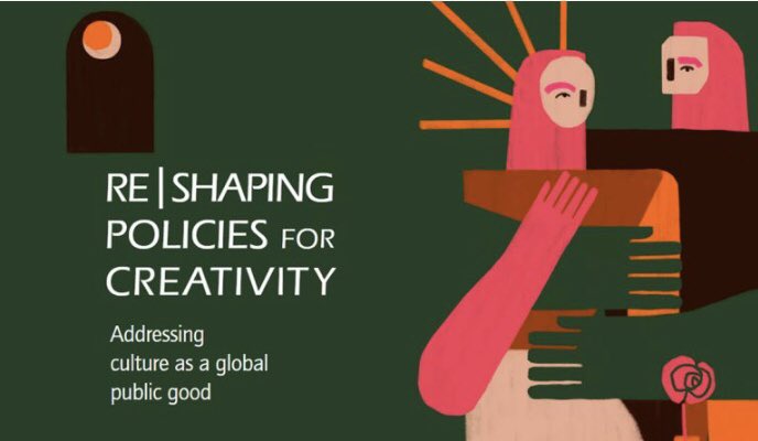 La UNESCO ha publicado la 3a edición del informe «Re|pensar las políticas para la creatividad: plantear la cultura como un bien público global« en la que analiza los retos a los que se han enfrentado las industrias creativas durante la pandemia @InterartsF interarts.net/noticias/unesc…