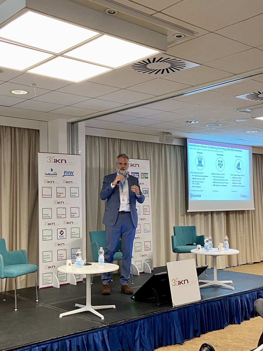 🔥 SIAMO PRONTI 🔥 Sono ufficialmente iniziati i lavori di Trusted & Digital Identity e Security4Business. > La giornata prende il via con Max Pellegrini, CEO di Namirial Group, endorser e main sponsor dell’evento! #Trusted e #Security sono eventi IKN! #evento #identitadigitale