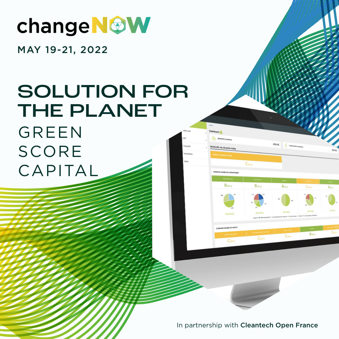 Green Score Capital (@scorecapital) on Twitter photo J-1 ! Demain est l'ouverture 𝗗𝗨 𝗦𝗔𝗟𝗢𝗡 𝗠𝗢𝗡𝗗𝗜𝗔𝗟 𝗗𝗘𝗦 𝗦𝗢𝗟𝗨𝗧𝗜𝗢𝗡𝗦 𝗣𝗢𝗦𝗜𝗧𝗜𝗩𝗘𝗦 𝗣𝗢𝗨𝗥 𝗟𝗔 𝗣𝗟𝗔𝗡𝗘𝗧𝗘 🌍 @ChangeNOW_world
Rencontrez-nous au Grand Palais à Paris, nous y serons présents jusqu'au 21 mai avec le soutien du <a href="/cleantechopenFR/">Cleantech Open FR</a> J-1 ! Demain est l'ouverture 𝗗𝗨 𝗦𝗔𝗟𝗢𝗡 𝗠𝗢𝗡𝗗𝗜𝗔𝗟 𝗗𝗘𝗦 𝗦𝗢𝗟𝗨𝗧𝗜𝗢𝗡𝗦 𝗣𝗢𝗦𝗜𝗧𝗜𝗩𝗘𝗦 𝗣𝗢𝗨𝗥 𝗟𝗔 𝗣𝗟𝗔𝗡𝗘𝗧𝗘 🌍 @ChangeNOW_world
Rencontrez-nous au Grand Palais à Paris, nous y serons présents jusqu'au 21 mai avec le soutien du <a href="/cleantechopenFR/">Cleantech Open FR</a>