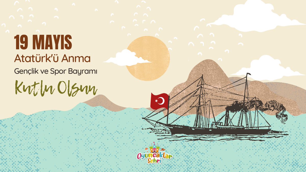 19 Mayıs Atatürk'ü Anma, Gençlik ve Spor Bayramımız kutlu olsun. 🥳