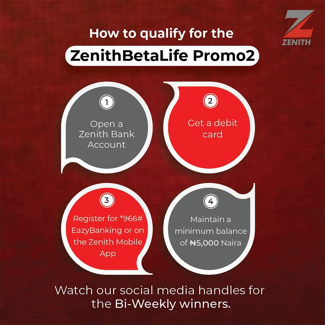 ZenithBank's tweet photo. What are you waiting for?
#ZenithBank #ZenithBetaLifePromo #BetaLifePromo2 https://t.co/daNg2vdDdB