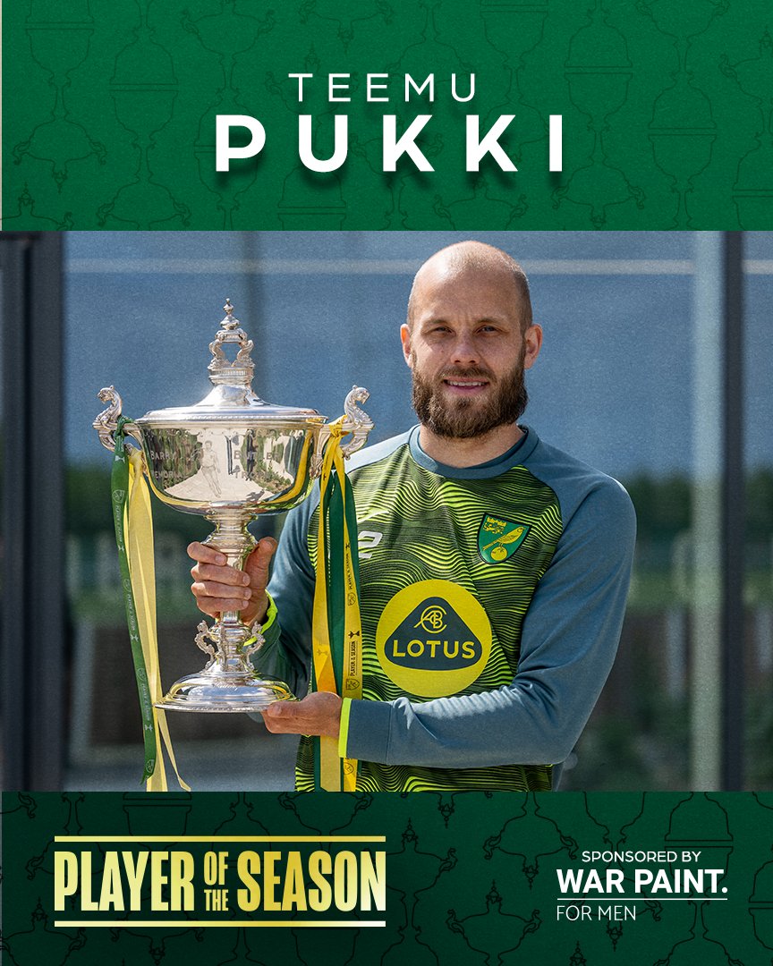 Norwich City FC on Twitter: "Congratulations to Teemu Pukki, who has won the fan-voted