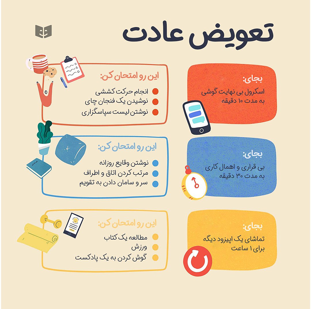 dastyareman's tweet photo. طبیعت همیشه خلاء را پر می کند.

تصور کنید موفق شدید مقدار استفاده از گوشی تونو کنترل کنید. از زمان آزاد و خلاء ایجاد شده برای چه کاری استفاده خواهید کرد؟ در صورتیکه برای جای خالی باز شده فکری نکنید، دوباره سراغ عادت قبلی برخواهید گشت یا مشغول عادت ناسالم دیگه ای خواهید شد. https://t.co/bzbGuTXFFC