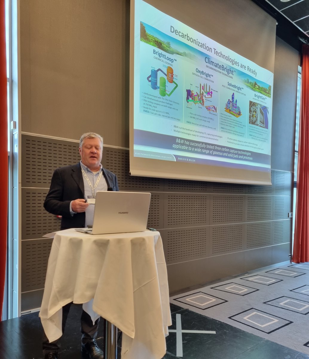CO2_captureconf's tweet photo. Welcome at Day 2!

We started with an excellent presentation by Brian Higgins, @BabcockWilcox on #decarbonization technologies for a low-carbon future.

Today you'll have a chance to hear also from @Pentair @advansor @bseMethanol @OCOTechnology1 @NordElectrofuel and more

#ccus https://t.co/3YY1LsEnb0